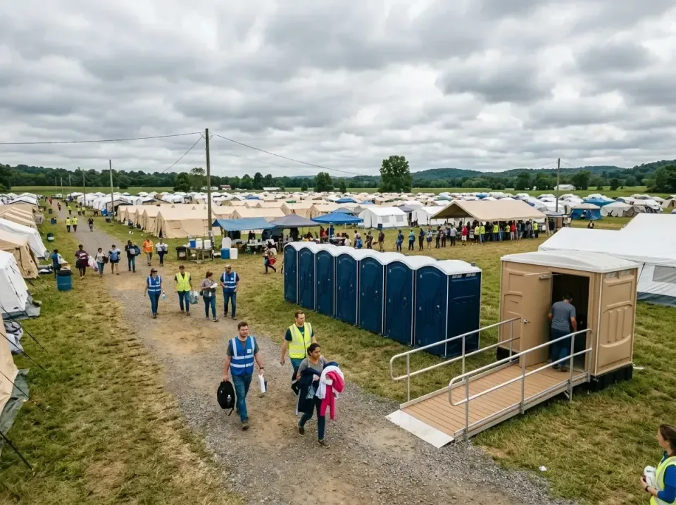 disaster-relief-camp-restrooms-010 — frequently asked questions, Dumpster & Portable Bathrooms Rental in Osceola, AR